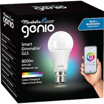 Mirabella Genio Wifi Dimmable 9W Led Gls Bayonet Cap each