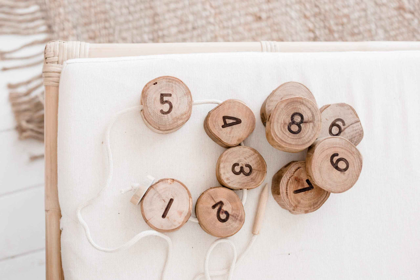 Qtoys Tree Number Lacing Set Early Math Games for Kids Cognitive STEM Toys 3yrs+