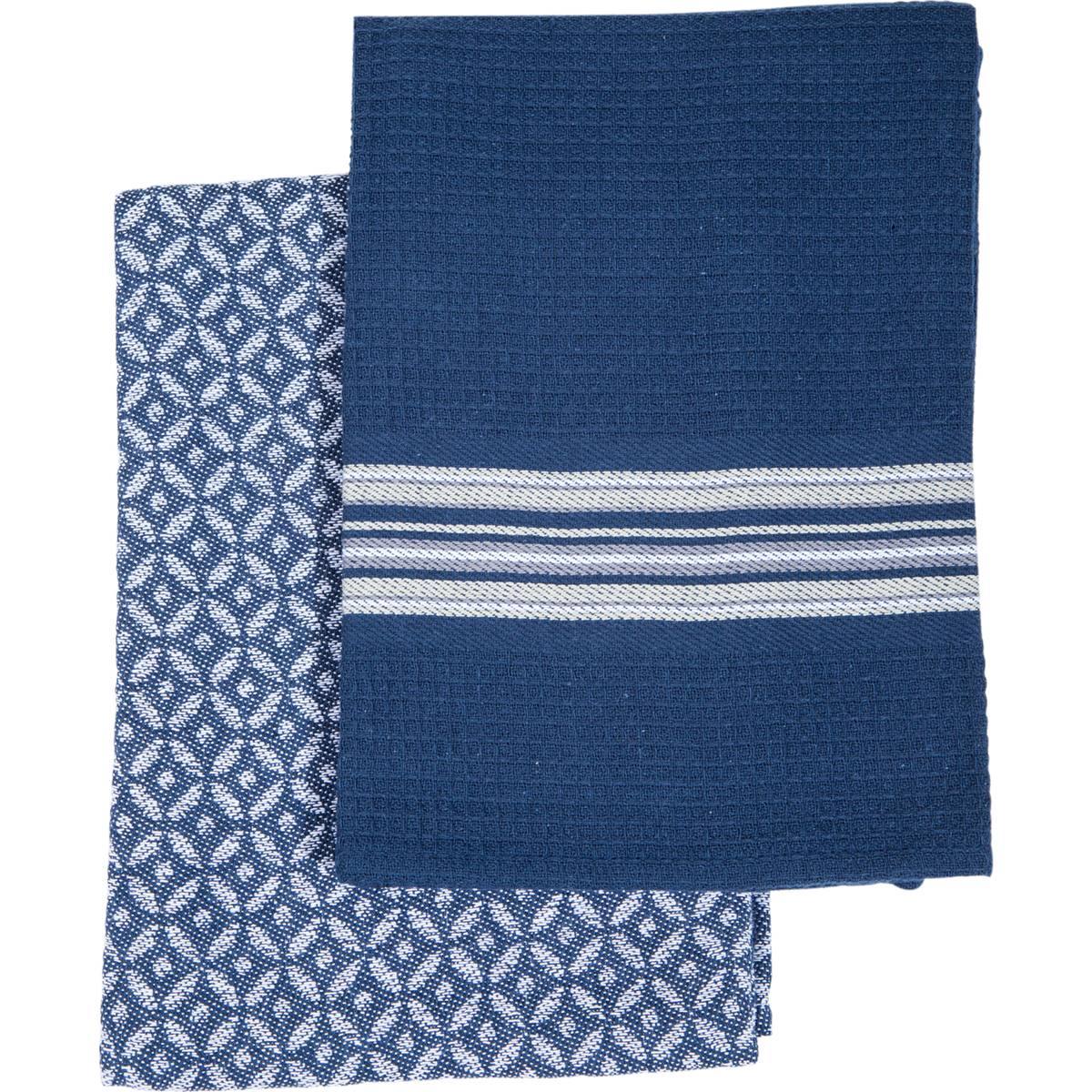 MINT Jacquard Tea Towel Assorted 2 Pack