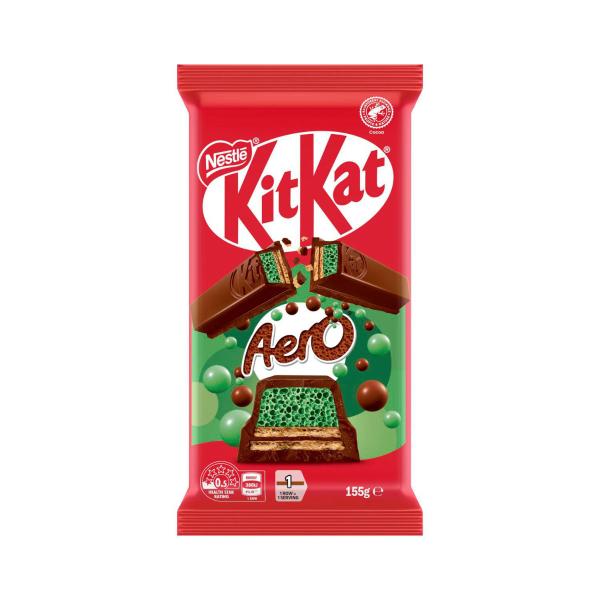 KIT KAT AERO MINT BLOCK CHOCOLATE:.:155 GRAM