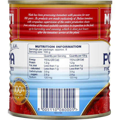 Mutti Parma Polpa Finely Chopped Tomatoes 790g