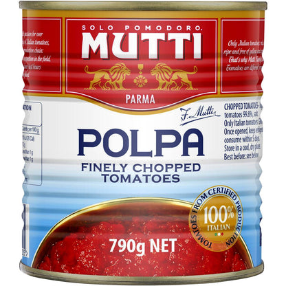 Mutti Parma Polpa Finely Chopped Tomatoes 790g