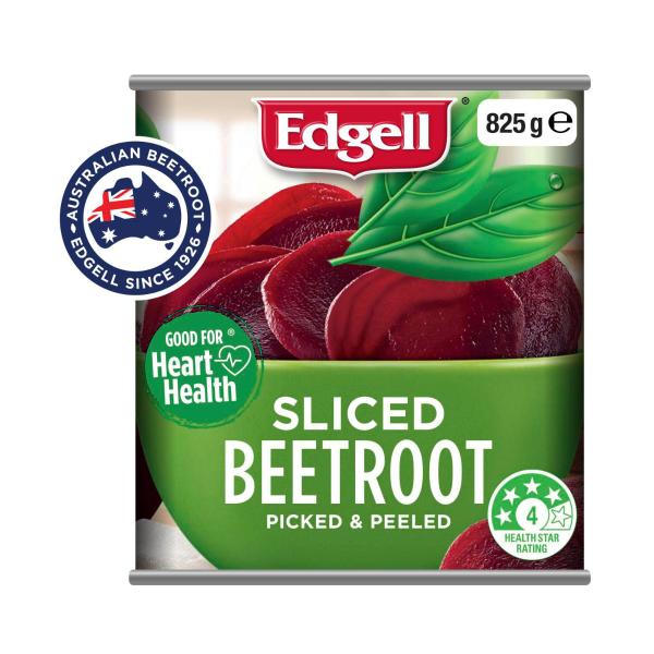 EDGELL AUSTRALIAN GROWN SLICED BEETROOT 825G