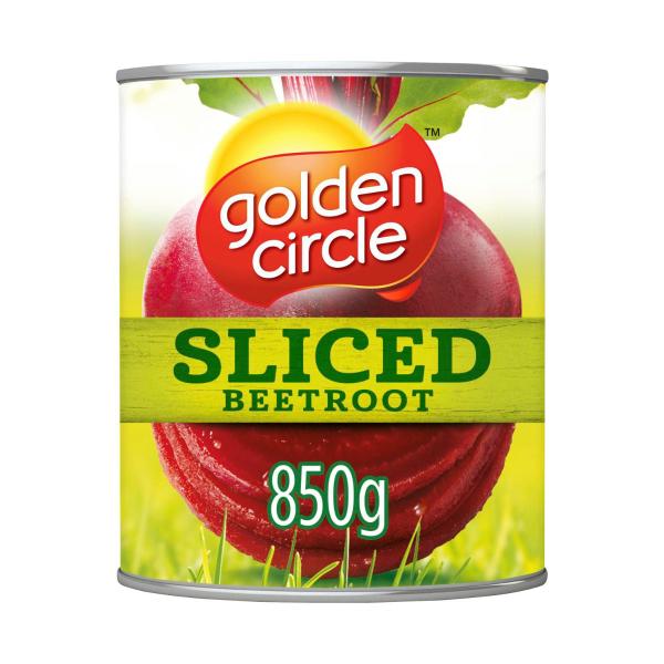 GOLDEN CIRCLE SLICED BEETROOT 850G