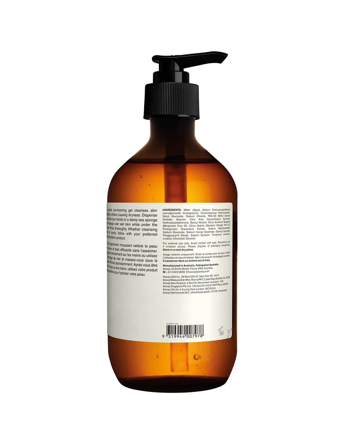 Geranium Leaf Body Cleanser 500ml