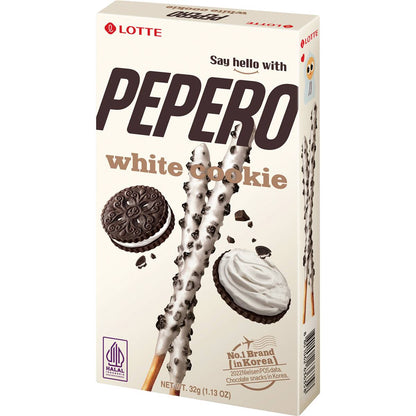 Lotte Pepero White Chocolate Stick & Biscuit 32g