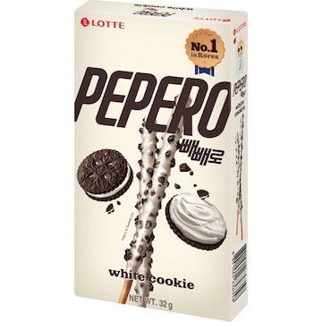 Lotte Pepero White Chocolate Stick & Biscuit 32g