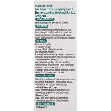 Help@Hand Sore Throat Spray Forte 15mL