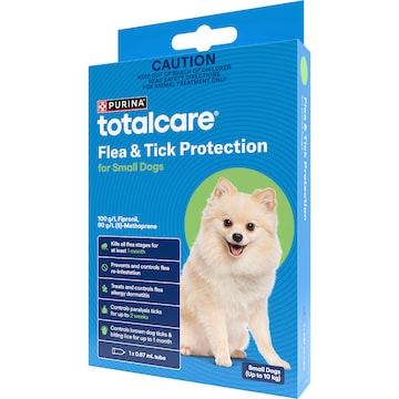 Totalcare Flea & Tick Control Plus For Small Dogs each