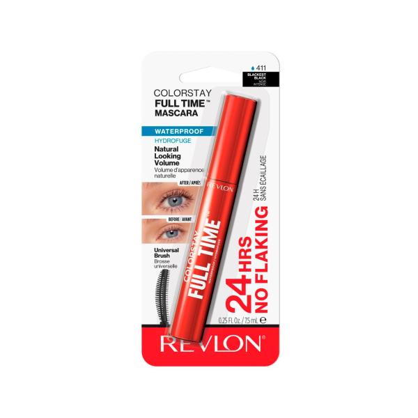 REVLON COLORSTAY FULL TIME MASCARA BLACKEST BLACK WATERPROOF 7.5ML