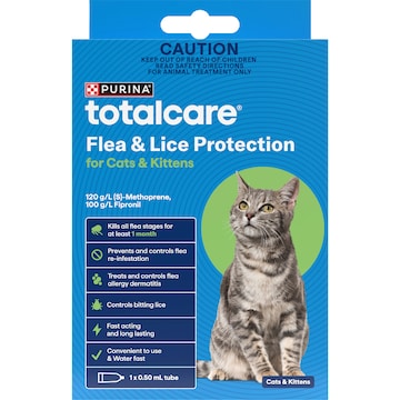 Totalcare Flea & Lice Control Plus For Cats & Kittens each