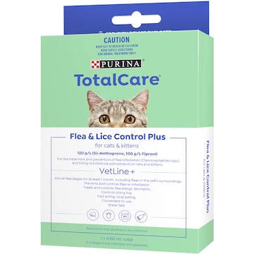 Totalcare Flea & Lice Control Plus For Cats & Kittens each