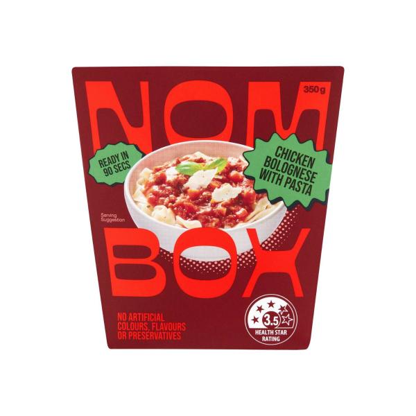 NOMBOX MEAL BOX BOLOGNESE PASTA 350G