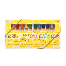 Ooly Crayons Brilliant Bee Crayons Set of 12 Stationary Art and craft for kids 3yrs+