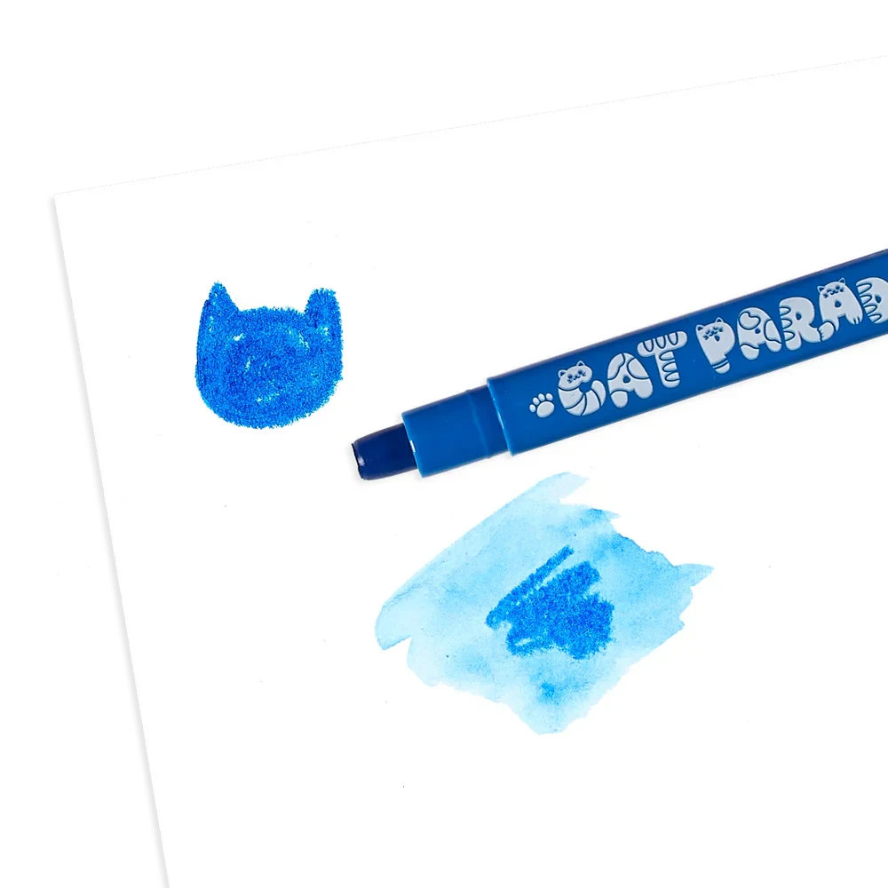 Ooly 12 Cat Parade Twist-Up Watercolour Gel Crayons Stationary Art and craft for kids 3yrs+