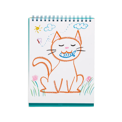 Ooly 12 Cat Parade Twist-Up Watercolour Gel Crayons Stationary Art and craft for kids 3yrs+