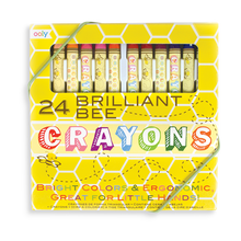 Ooly Brilliant Bee Crayons Set of 24 Stationary Art and craft for kids 3yrs+