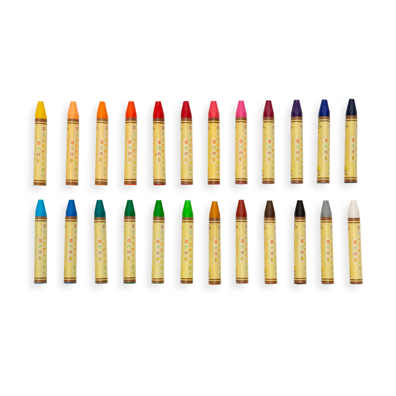 Ooly Brilliant Bee Crayons Set of 24 Stationary Art and craft for kids 3yrs+