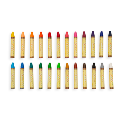 Ooly Brilliant Bee Crayons Set of 24 Stationary Art and craft for kids 3yrs+