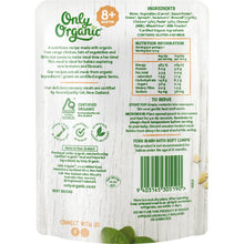 Only Organic Chicken Vegetables & Star Pasta 170g