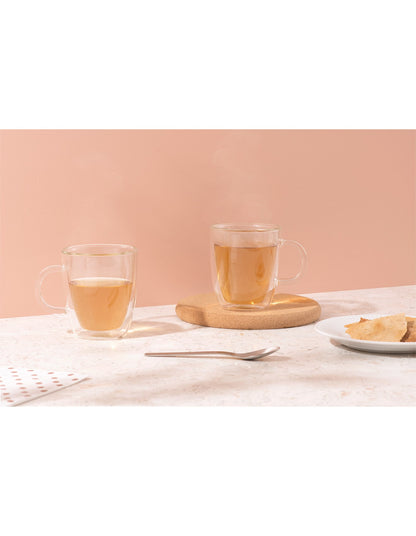 Bistro Double Wall Glasses 450ml Set Of 2