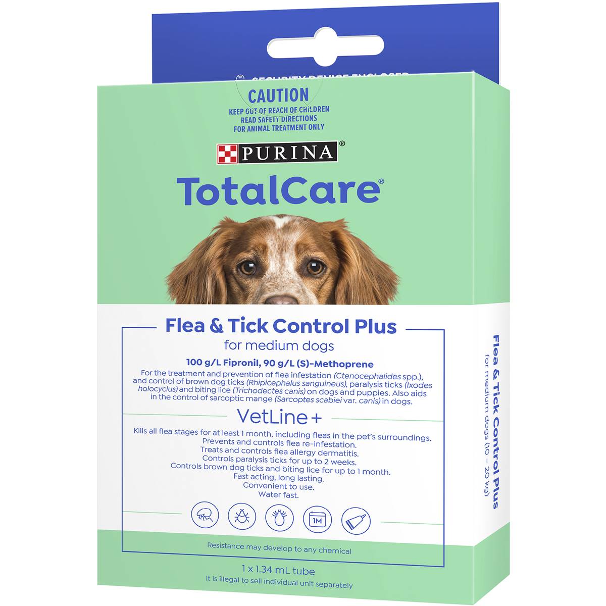 Total Care Flea & Tick Control Plus For Medium Dogs Each