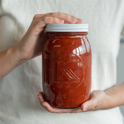 Kate's Kitchen Screw Top Glass Jar 1L