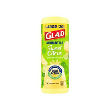 GLAD AROMATICS KITCHEN TIDY BAGS SWEET CITRUS LARGE 20 PACK
