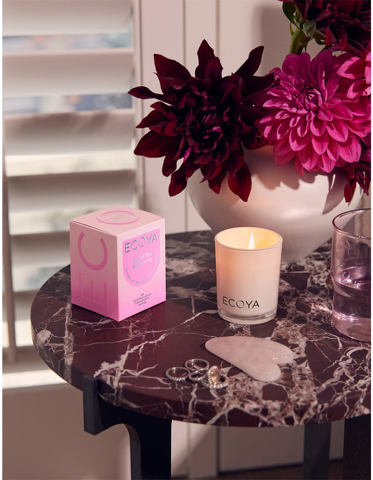 Sweet Pea & Jasmine Mini Madison Candle 80g