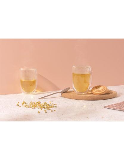 Pavina 6 Pcs Glass Dbl Wall Medium 0.35l