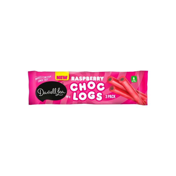 DARRELL LEA TRIPLE CHOCOLATE RASPBERRY LOGS 110G