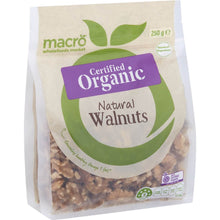 Macro Organic Natural Walnuts 250g