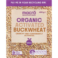 Macro Certified Organic Activated Buckwheat 400g