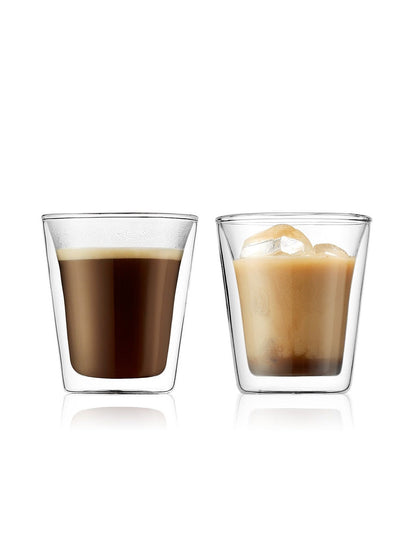 Canteen Double Wall Glasses 200ml Set Of 2
