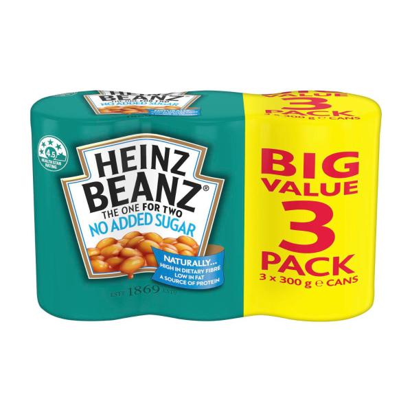 Baked Beans No Added Sugar 3 Pack