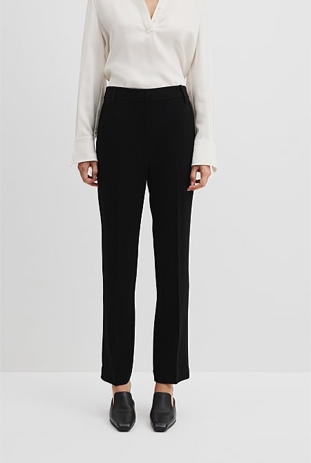 Slim Leg Woven Pant