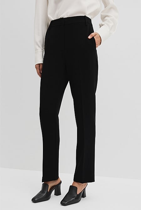 Slim Leg Woven Pant