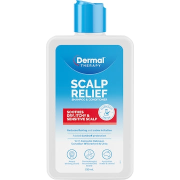 Dermal Therapy Scalp Relief Shampoo & Conditioner 210mL
