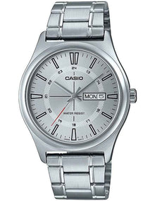 Stainless Steel Watch in Silver/White
