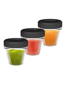 Blending Baby Cups 3 Pack in Black