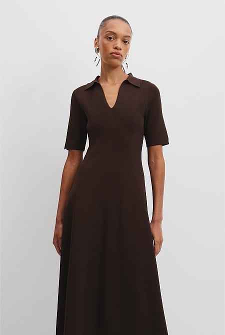 Compact Midi Knit Dress