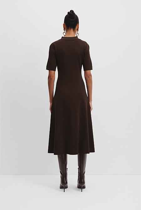 Compact Midi Knit Dress