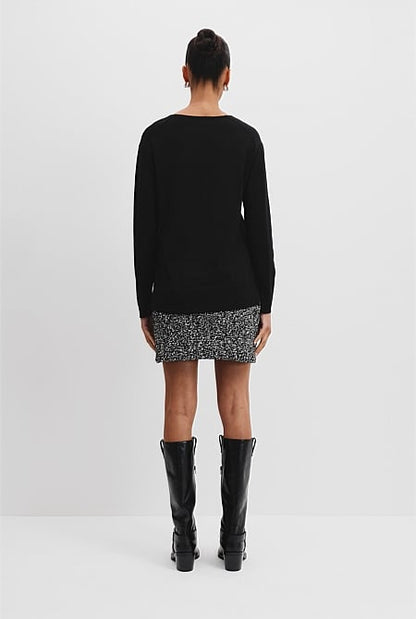 Verified Australian Merino Wool V-Neck Knit