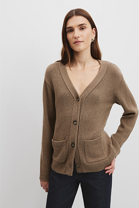 Relaxed Knit Cardigan