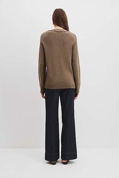 Relaxed Knit Cardigan