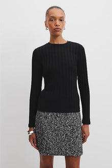 Wide Rib Long Sleeve T-Shirt