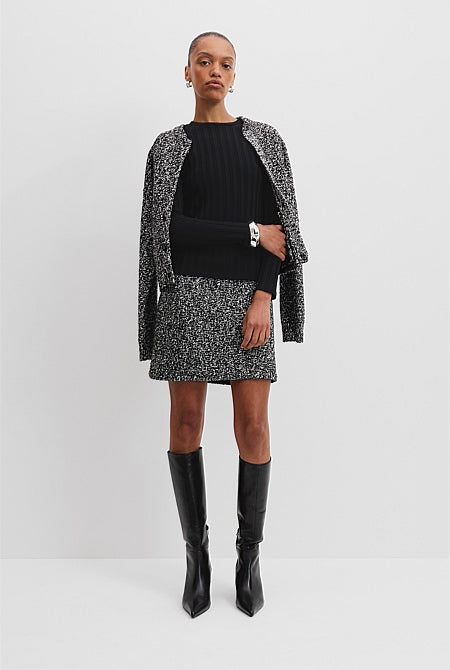 Wide Rib Long Sleeve T-Shirt