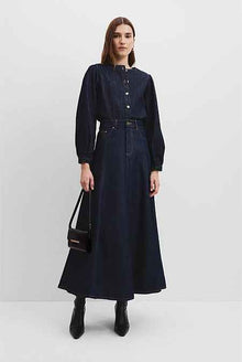 Denim Maxi Skirt