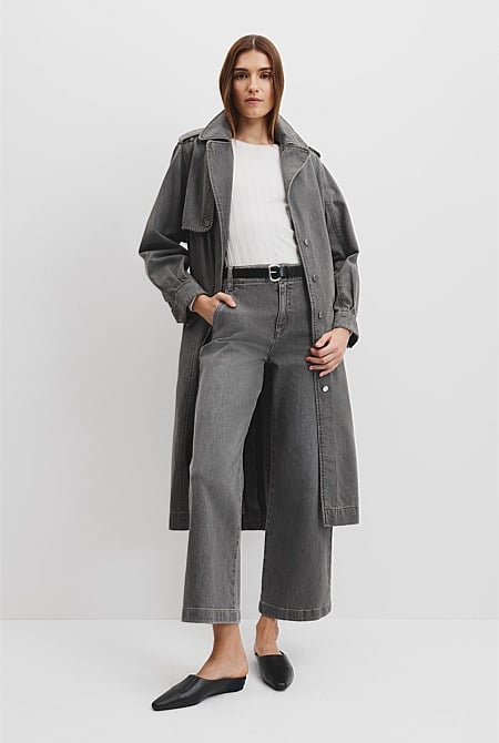 High Rise Wide Leg Jean