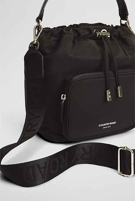 Recycled Polyester Soft Bucket Bag